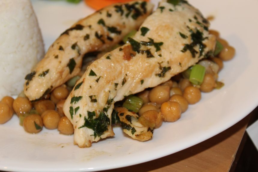 🟠 ✅ Marinated Chicken With Chickpeas