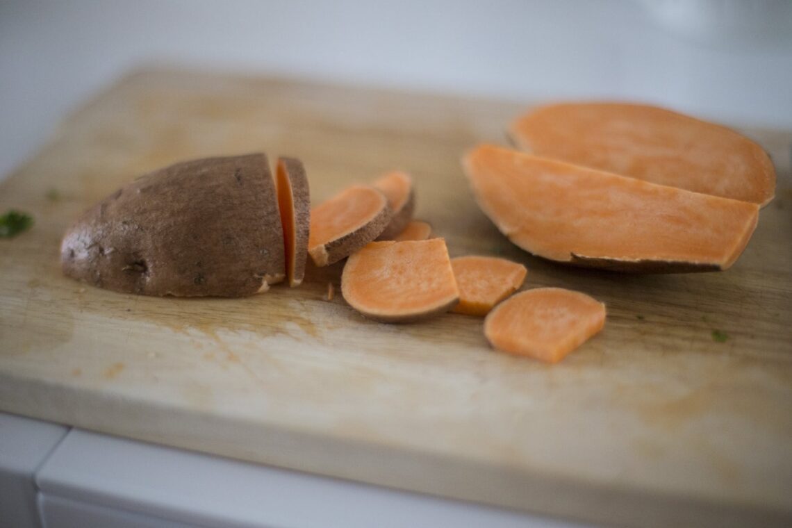 Slice Sweet Potato