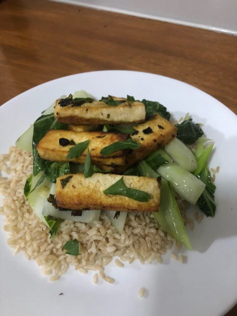 🟠 ✅ Marinated Tofu And Asian Greens