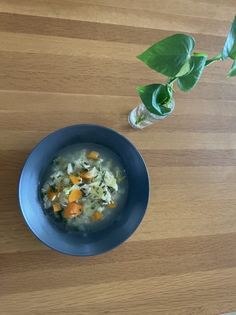 🟢 ✅ Chicken And Vegetable Soup With Brown Rice