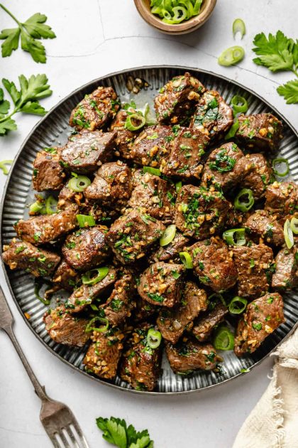 🟡 ✅ Garlic Butter Steak Bites